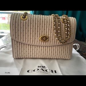 Coach Quilted Parker with Rivets 76081